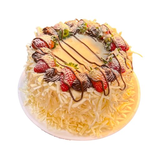 Torta Ninho com morango e Nutella